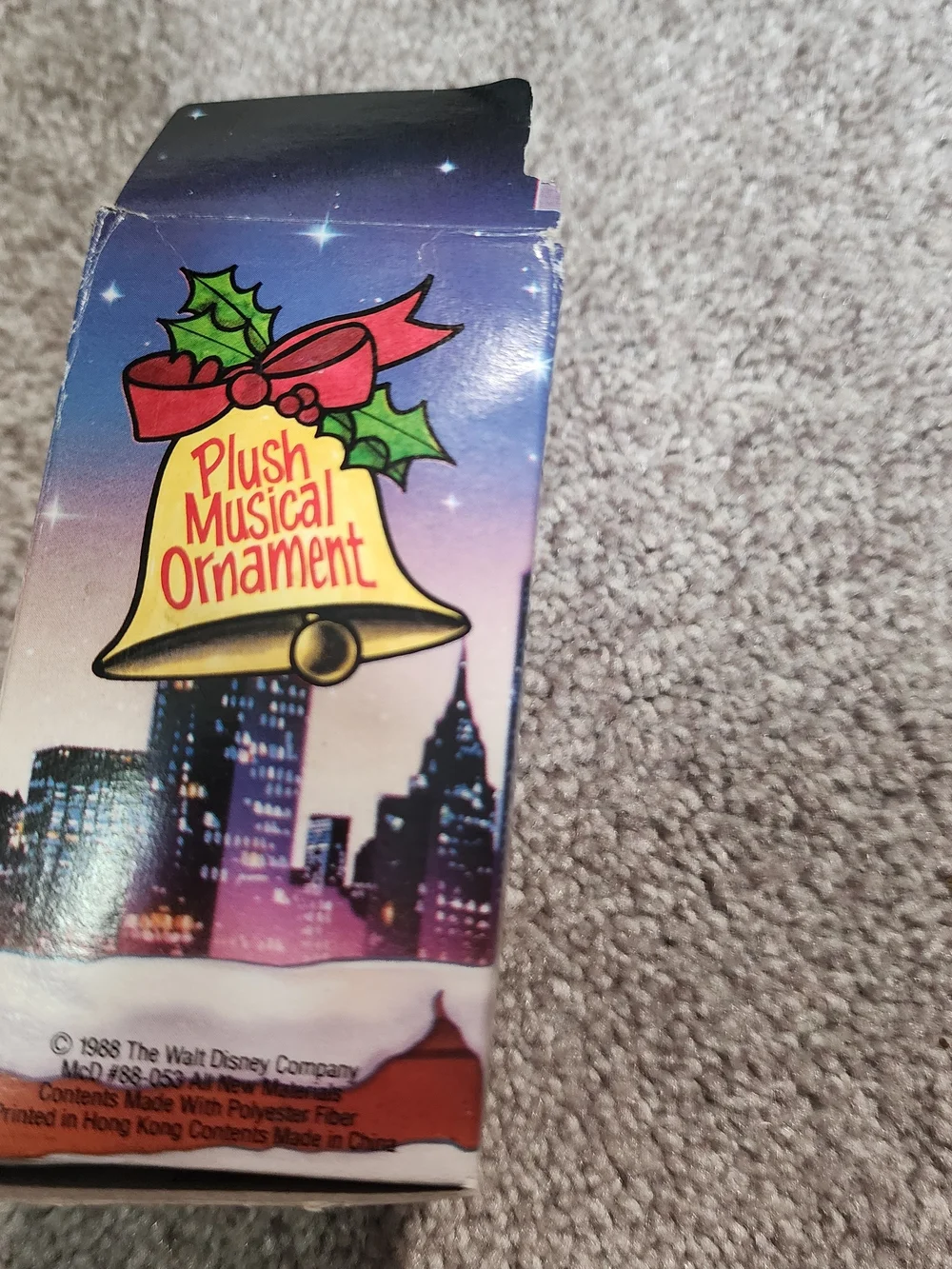 Vintage 1988 McDonald's Plush Ornament Dodger of Oliver & Co.